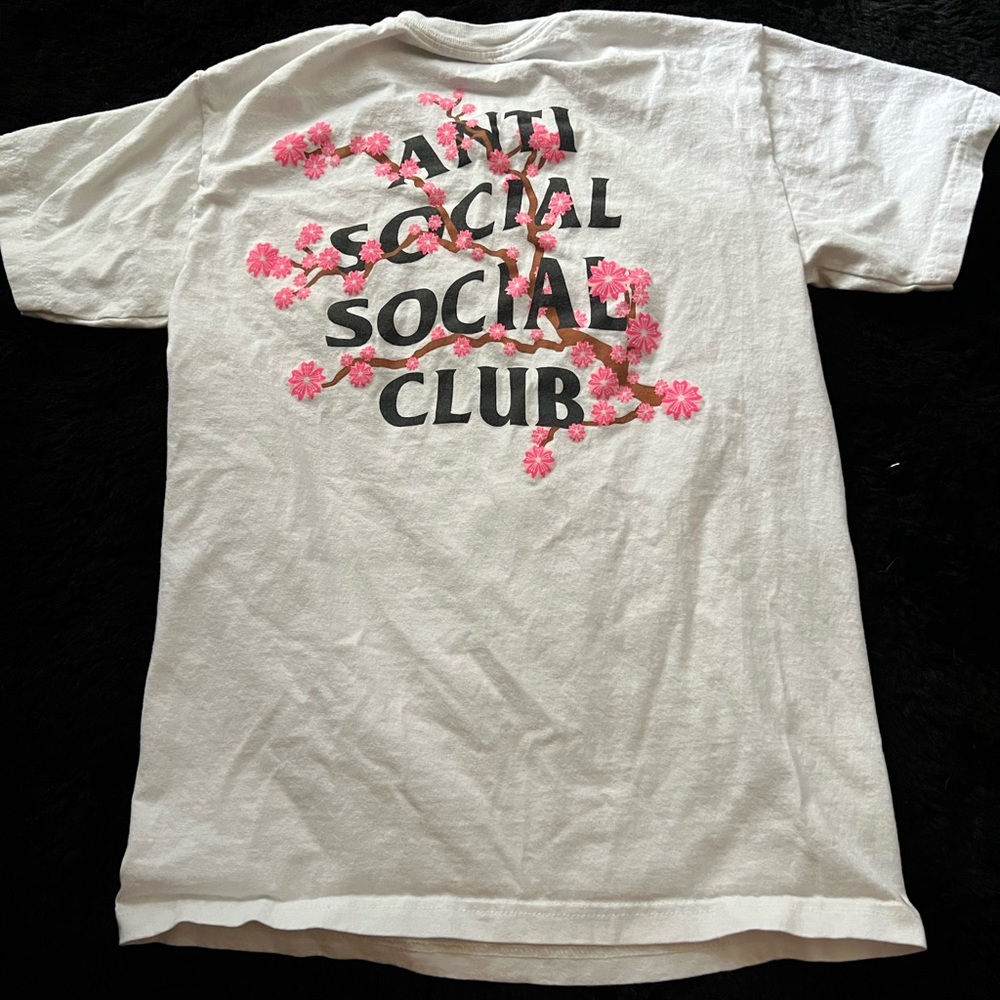 anti social cherry blossom shirt